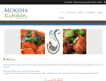 Tablet Screenshot of mokshakitchen.com